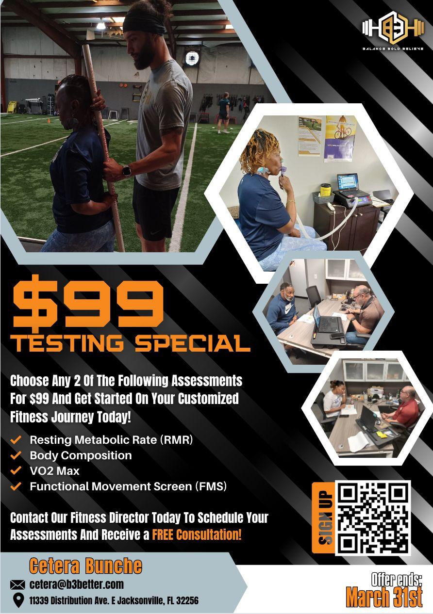B3 Testing Special Flyer