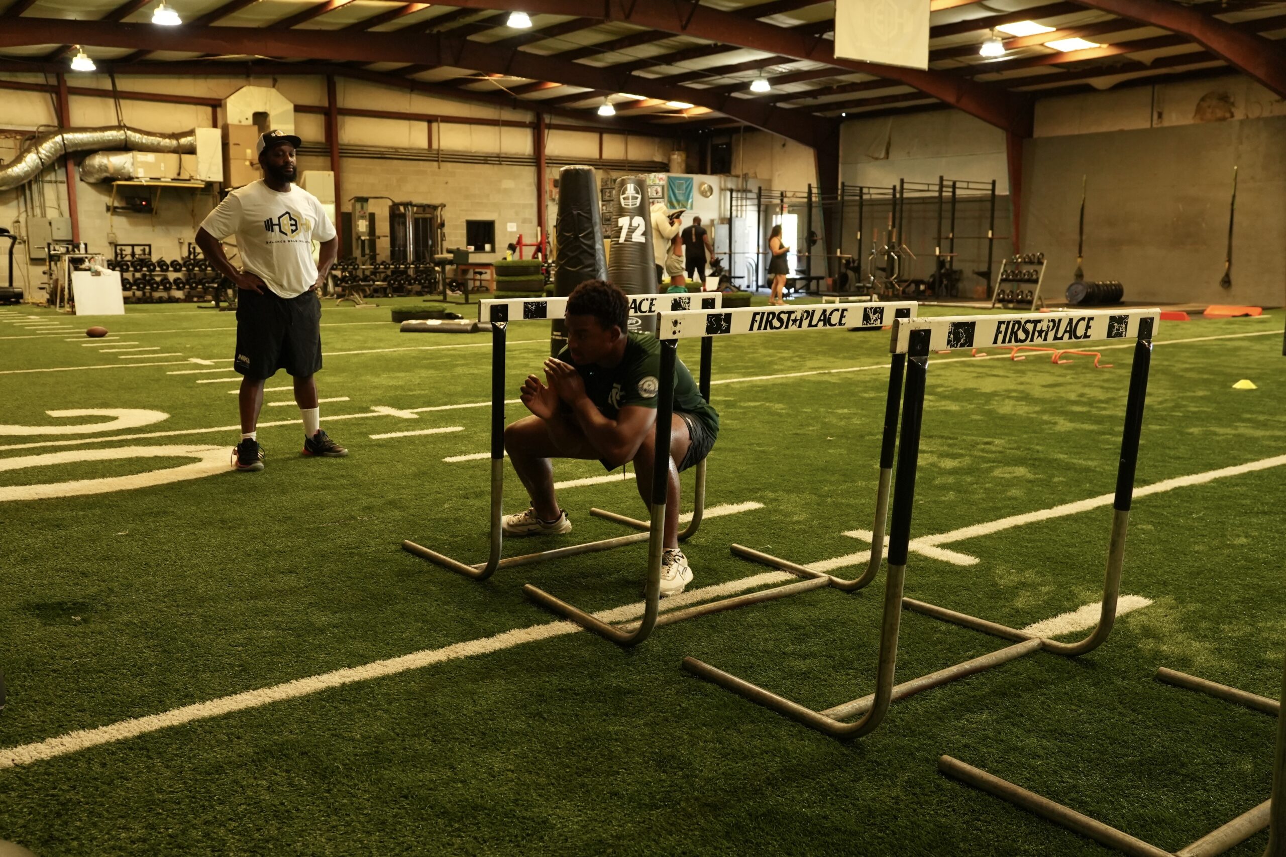 Jerrian Sanders The Best Sports Performance Coach In Jacksonville FL Training Chase Fuller