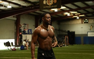 NFL Off-Season Training With Ayo Oyelola Of The Pittsburgh Steelers